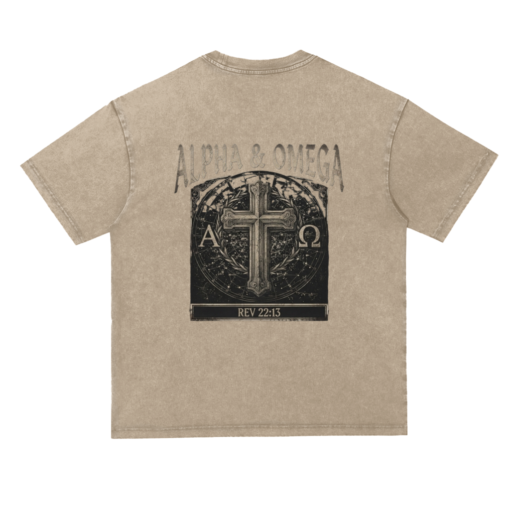 Snow Washed Heavyweight Oversize T-Shirt
