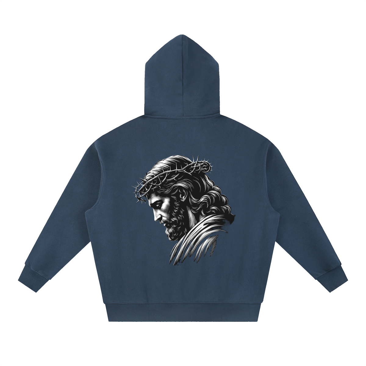 Essential Oversized Boxy Fit Fleece Hoodie
