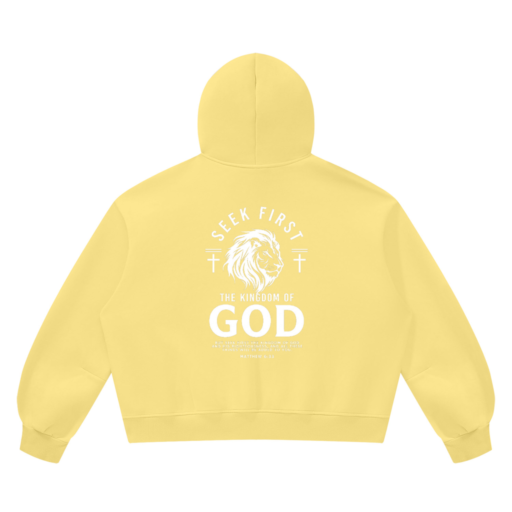 Unisex Vintage Wash Boxy Fleece Hoodie