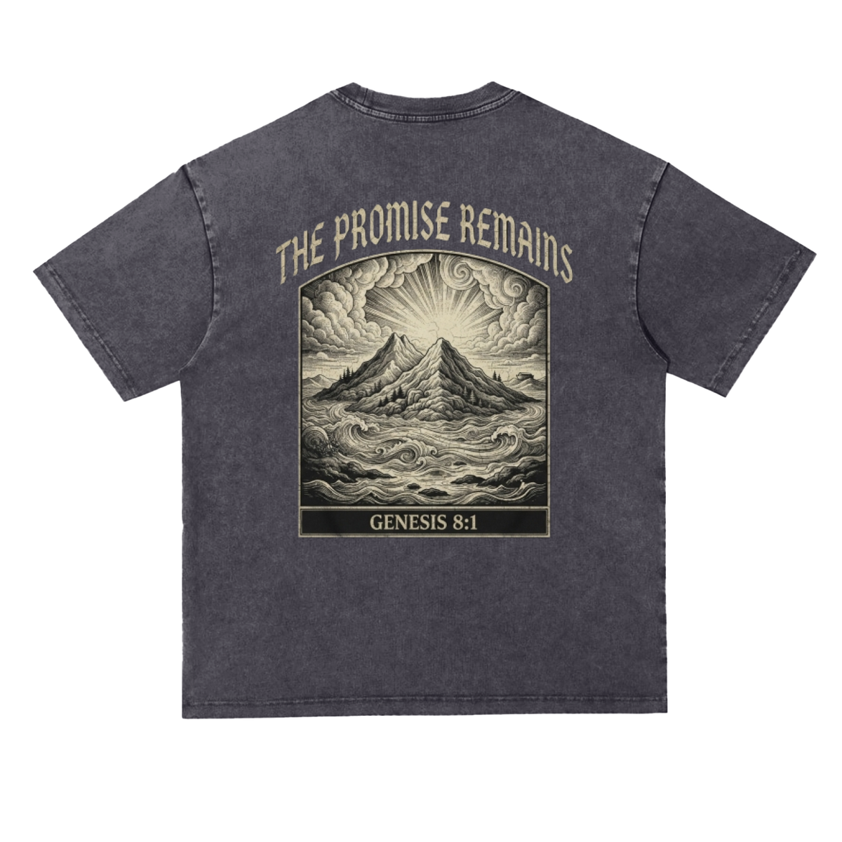 Snow Washed Heavyweight Oversize T-Shirt