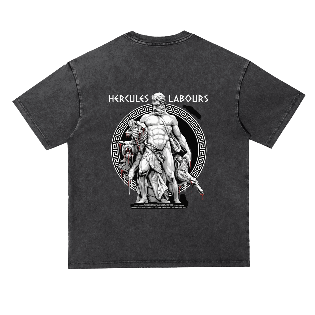 Snow Washed Heavyweight Oversize T-Shirt