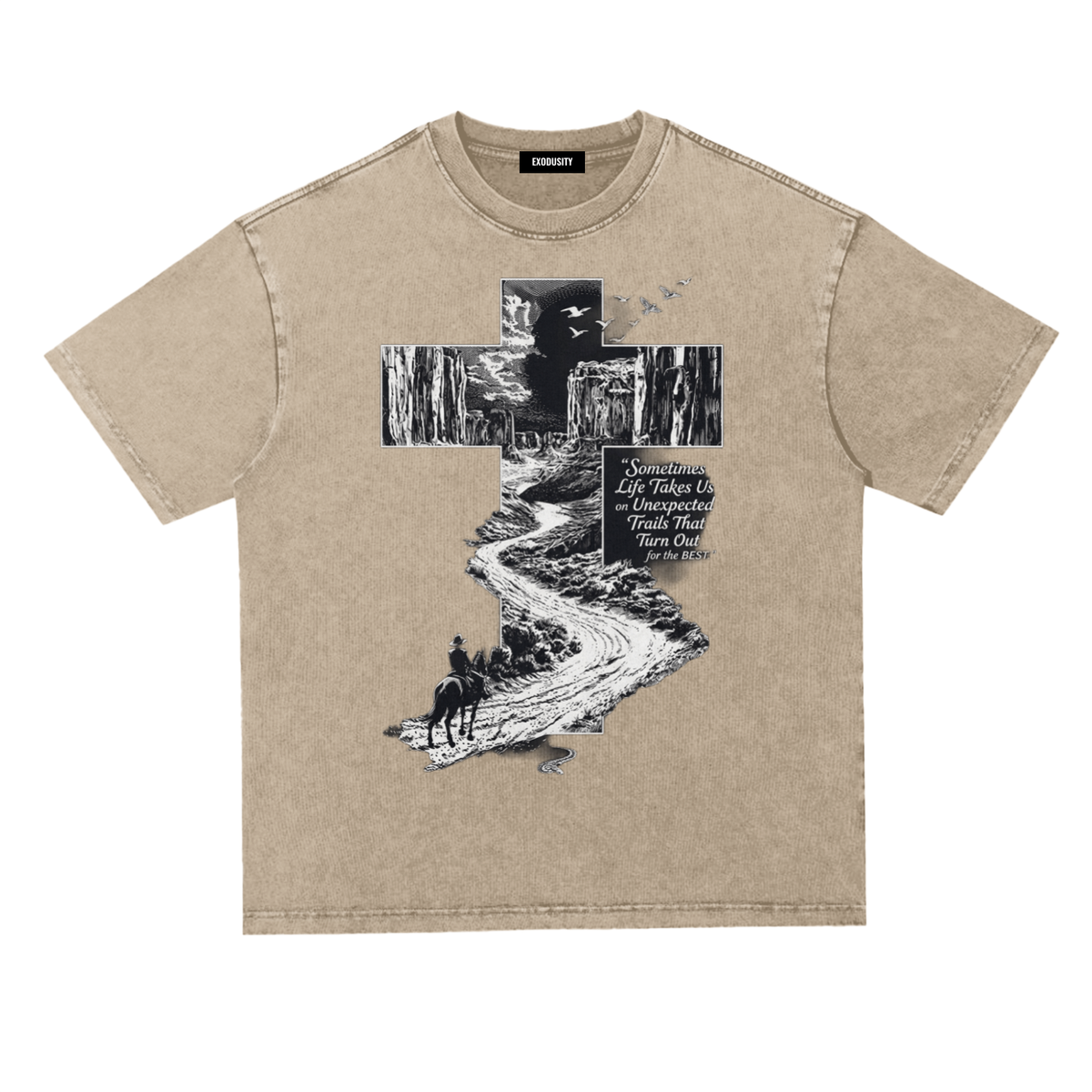 Snow Washed Heavyweight Oversize T-Shirt