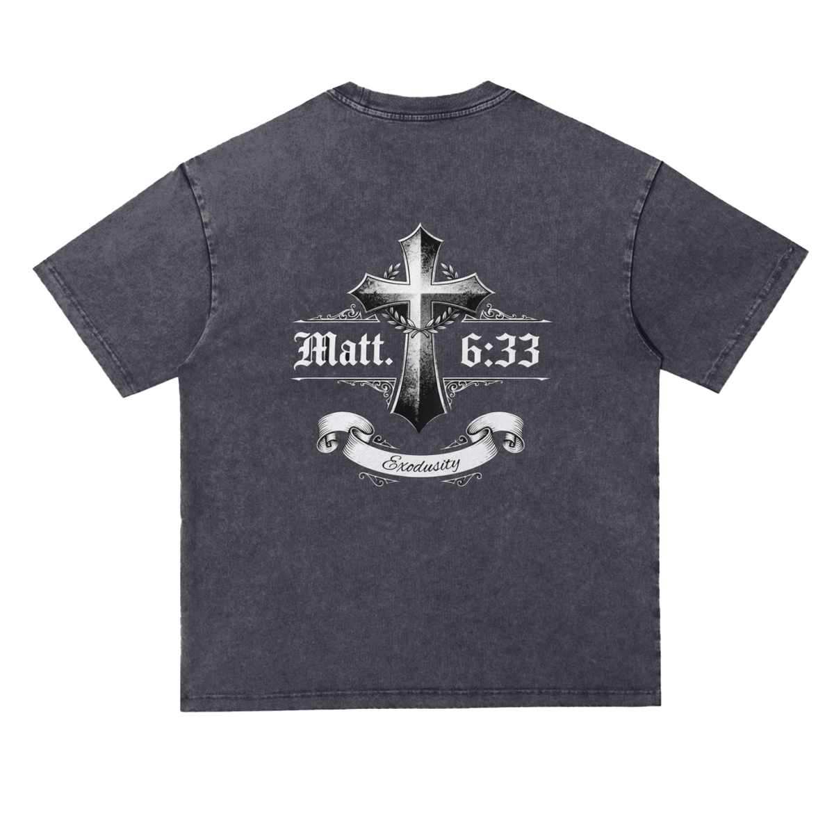 Snow Washed Heavyweight Oversize T-Shirt