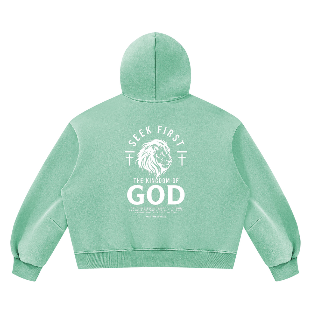 Unisex Vintage Wash Boxy Fleece Hoodie