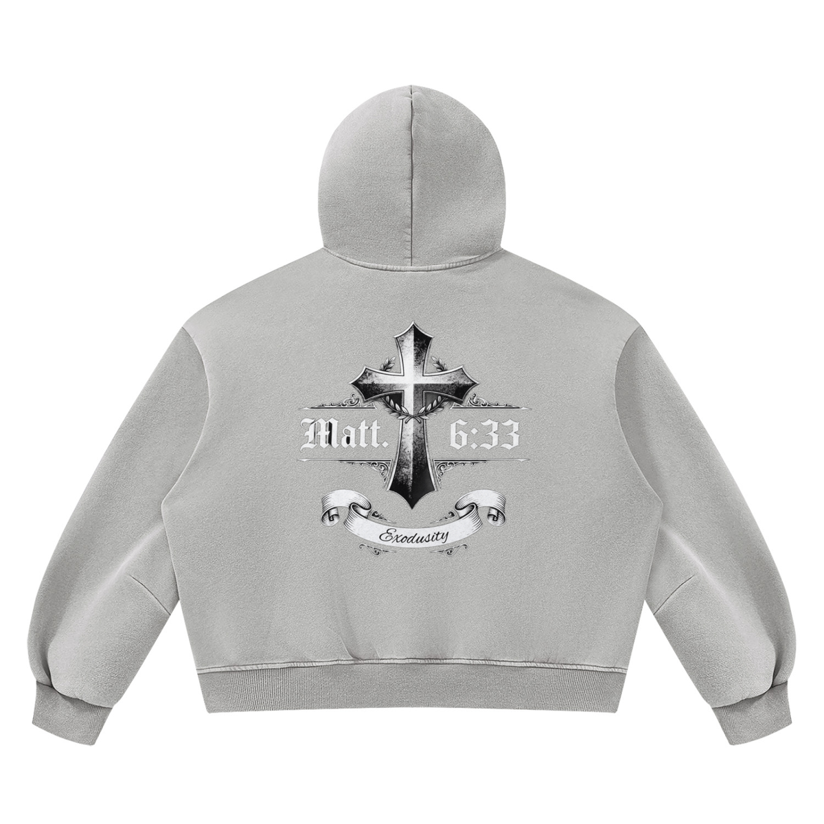 Unisex Vintage Wash Boxy Fleece Hoodie