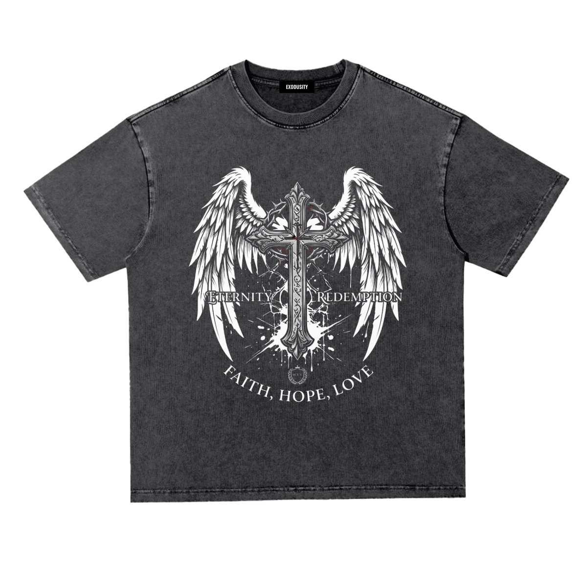 Snow Washed Heavyweight Oversize T-Shirt