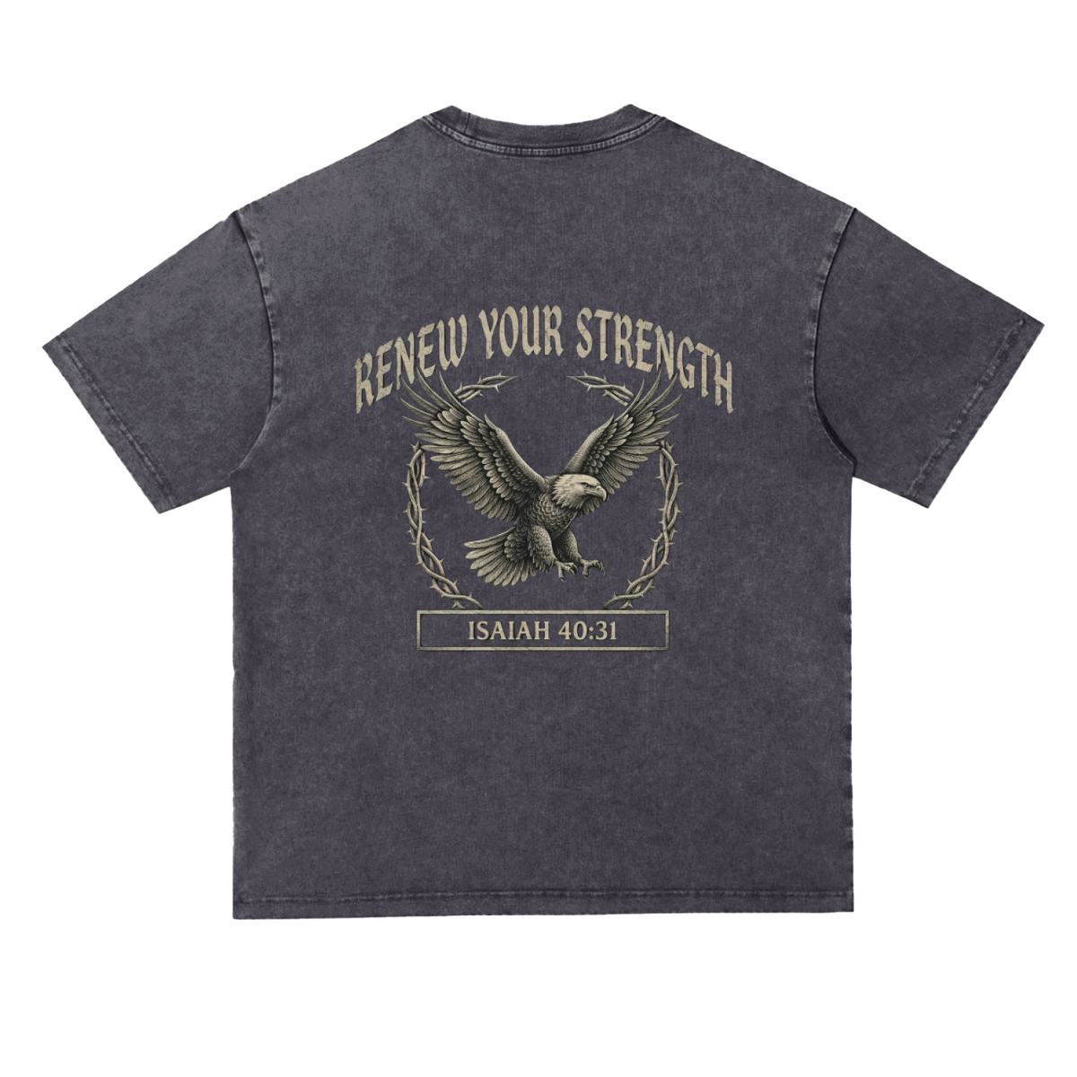 Snow Washed Heavyweight Oversize T-Shirt