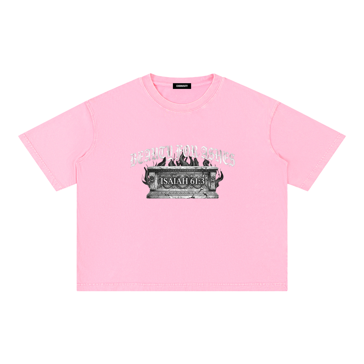 Mineral Wash Boxy Cotton T-Shirt