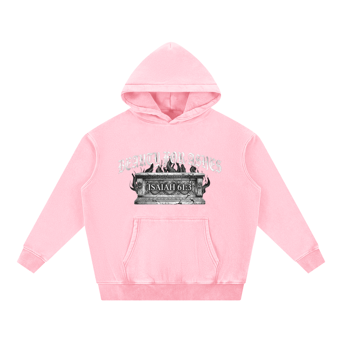 Snow Wash Fleece Oversize Hoodie