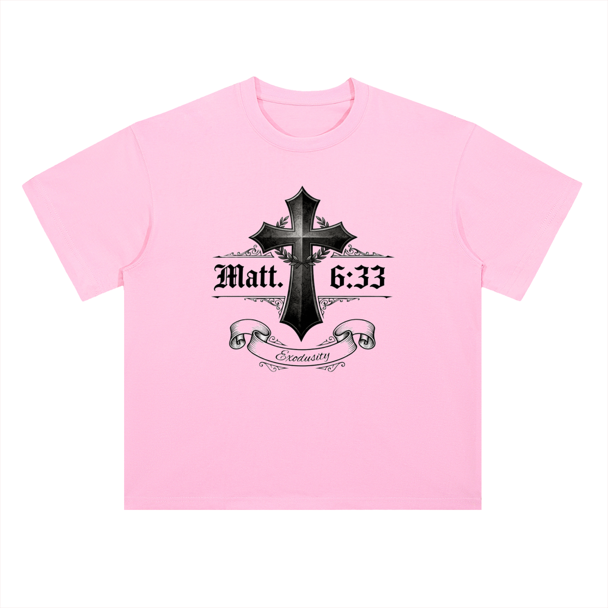 Heavyweight Drop Shoulder Cotton T-Shirt