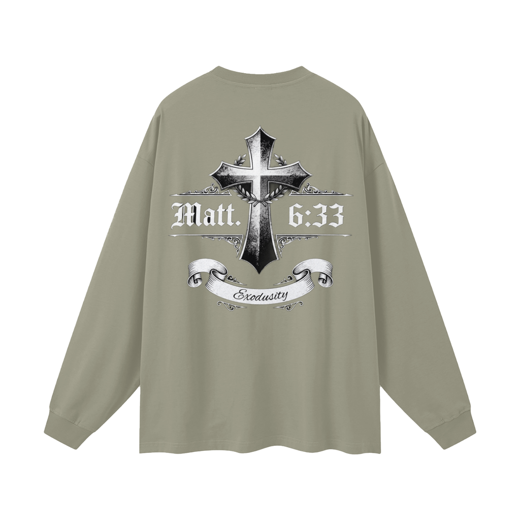 Oversized Unisex Long Sleeve T-Shirt