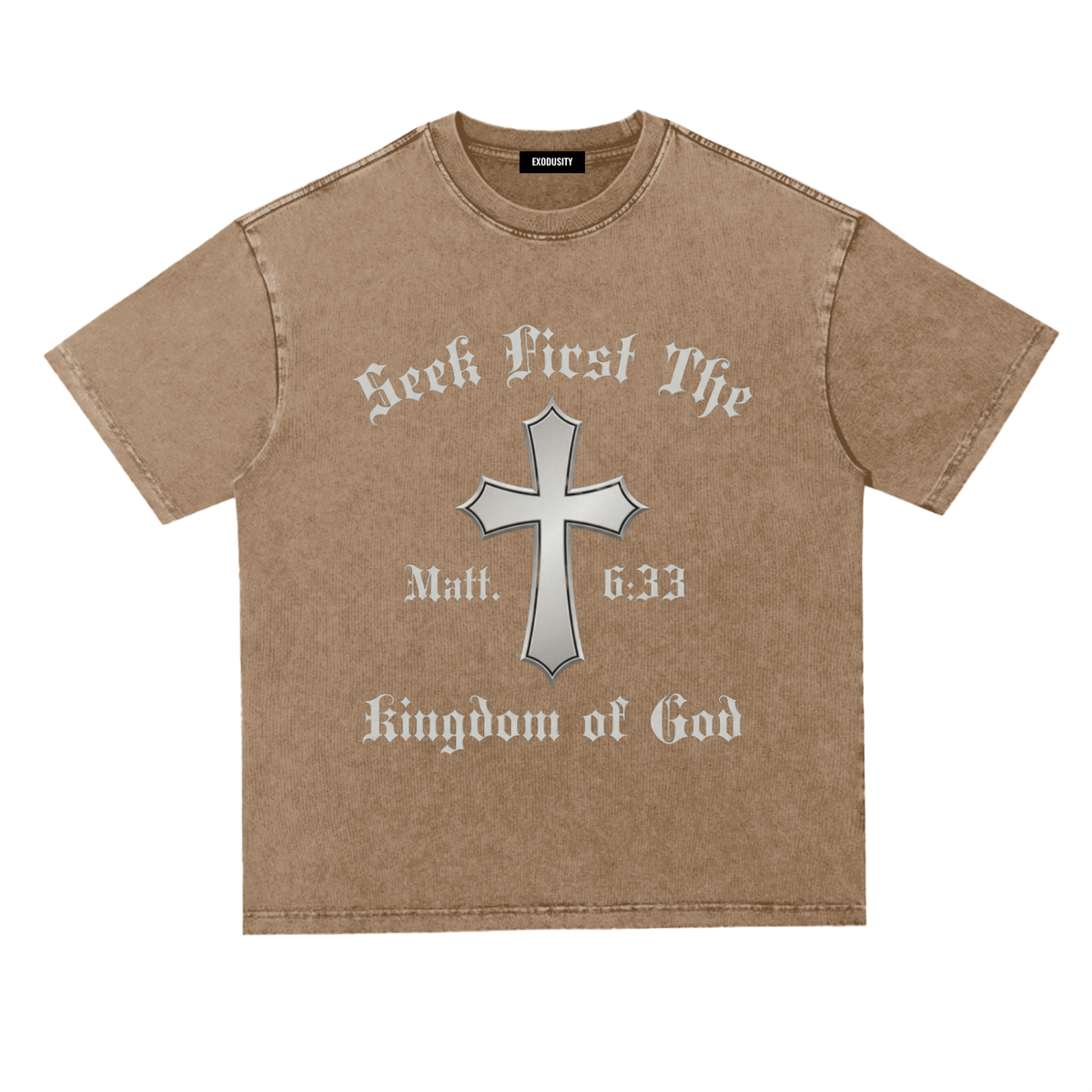 Snow Washed Heavyweight Oversize T-Shirt