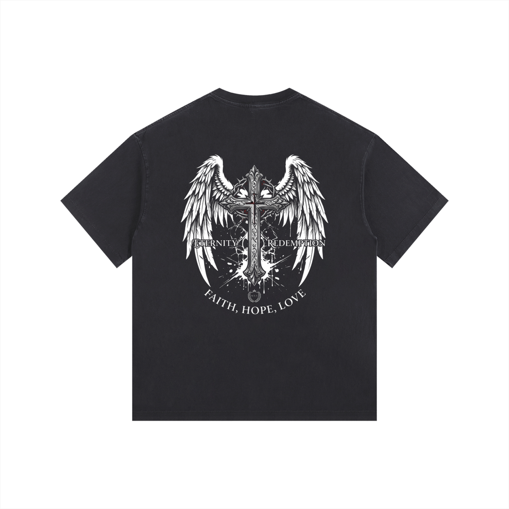 Vintage Washed Oversized Cotton T-Shirt
