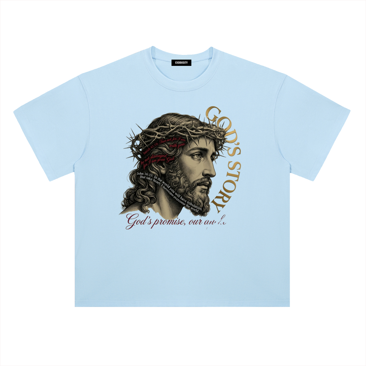 Heavyweight Drop Shoulder Cotton T-Shirt