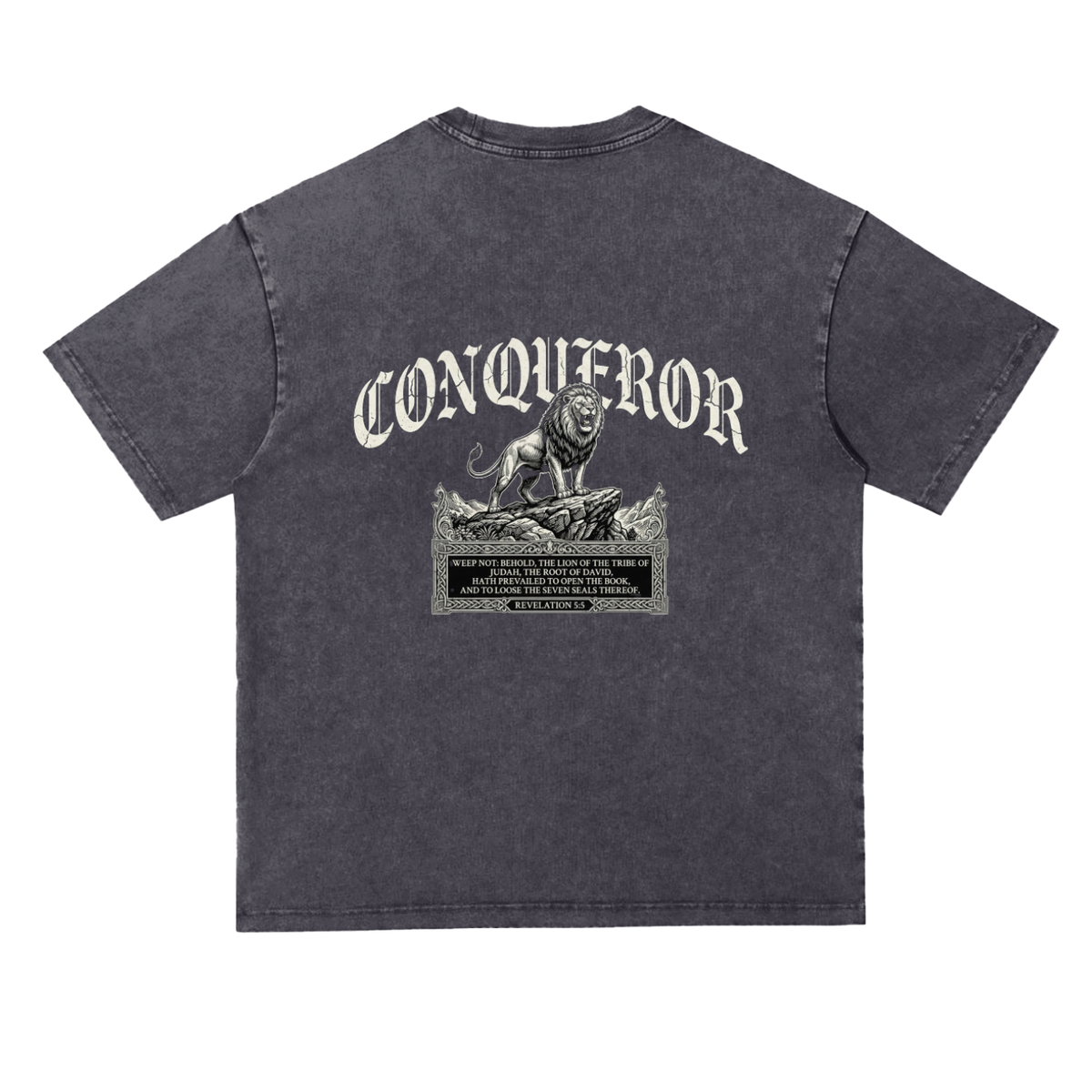 Snow Washed Heavyweight Oversize T-Shirt