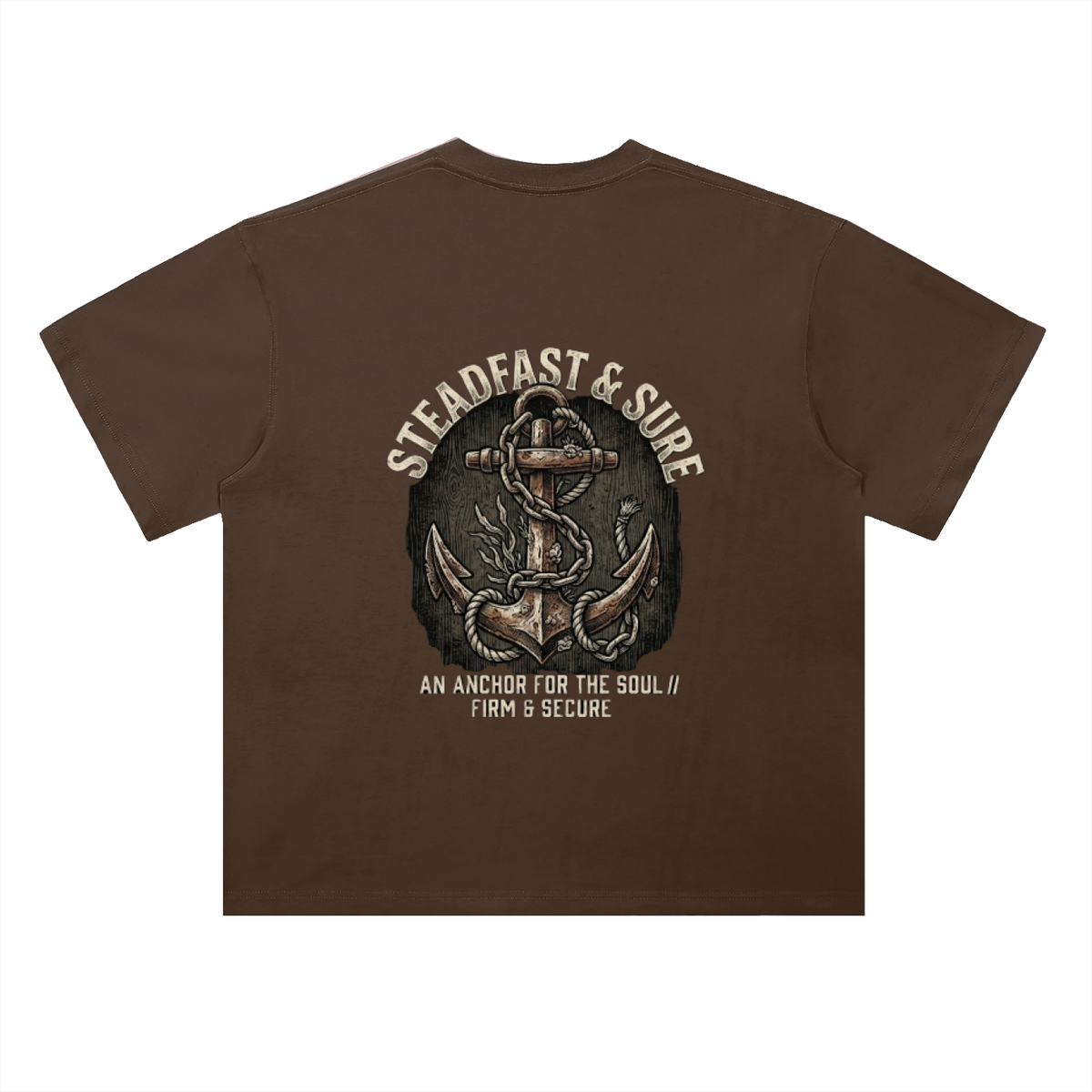 Heavyweight Drop Shoulder Cotton T-Shirt