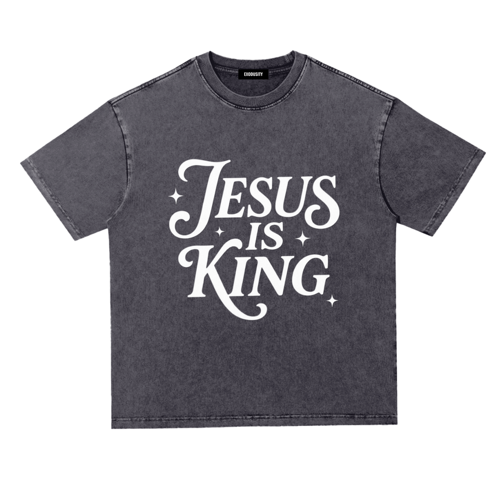 Snow Washed Heavyweight Oversize T-Shirt