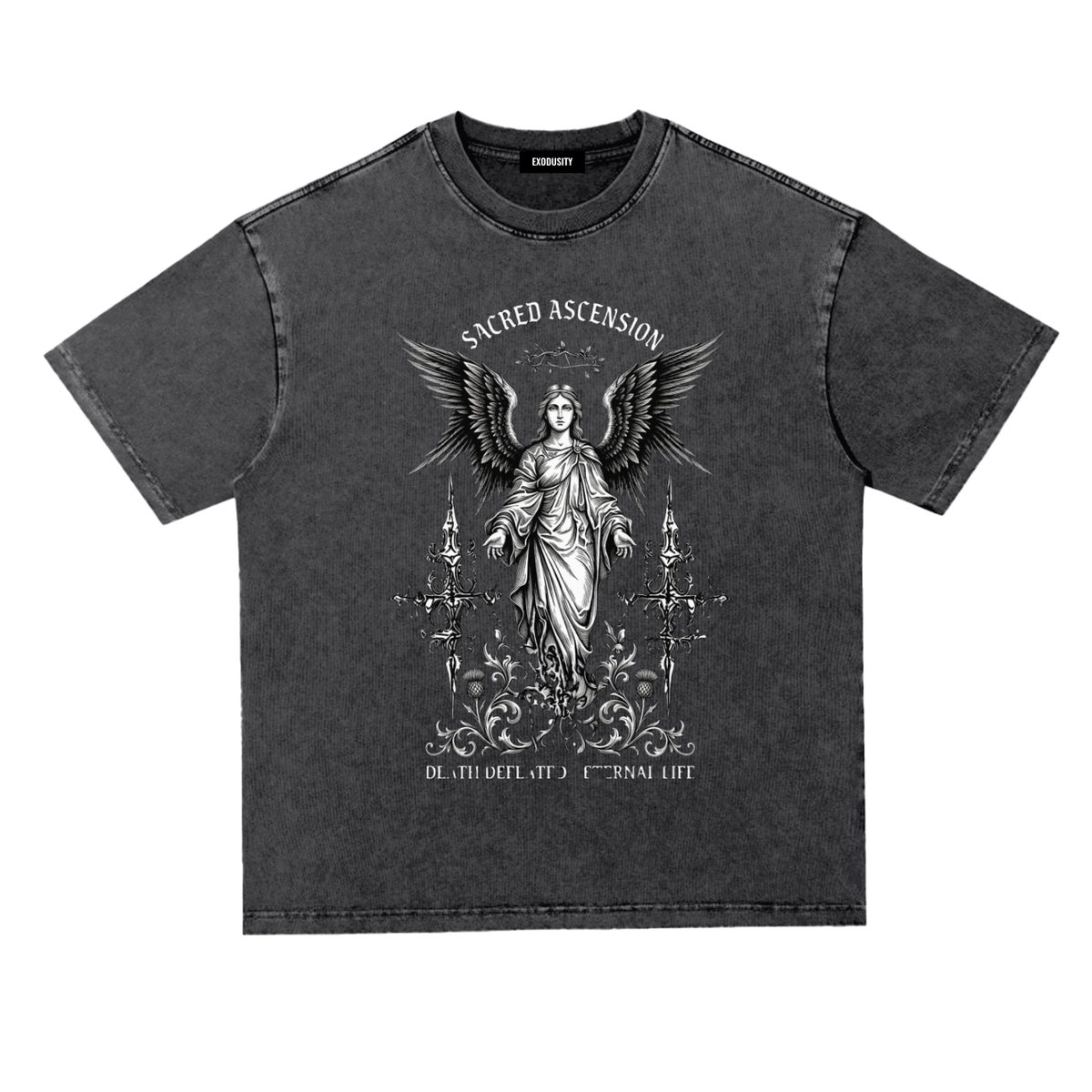Snow Washed Heavyweight Oversize T-Shirt
