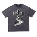 Snow Washed Heavyweight Oversize T-Shirt