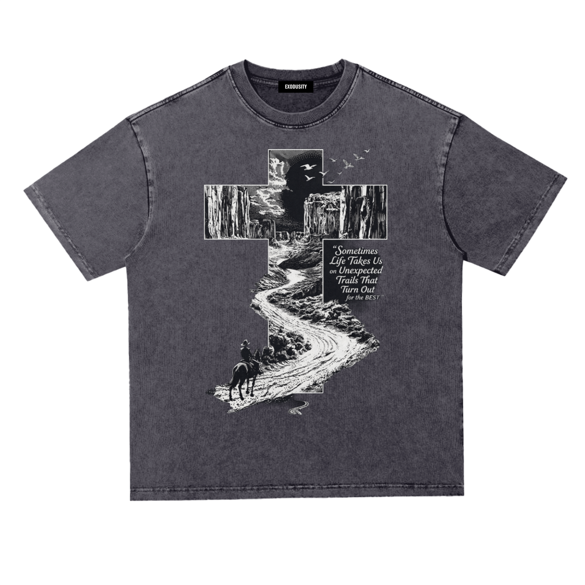 Snow Washed Heavyweight Oversize T-Shirt