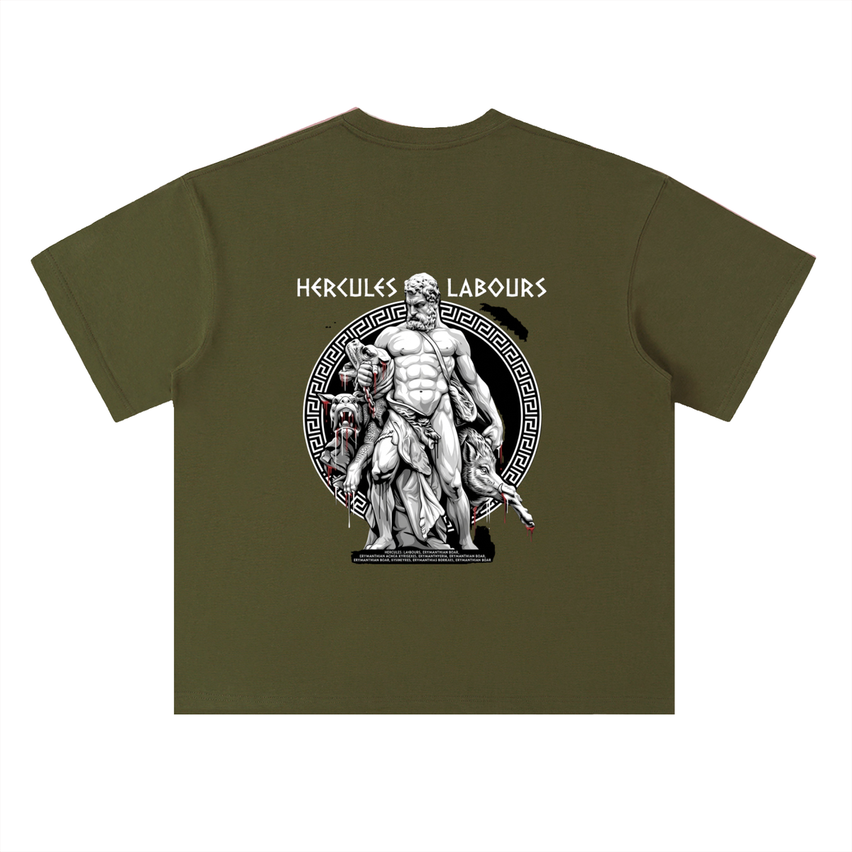 Heavyweight Drop Shoulder Cotton T-Shirt