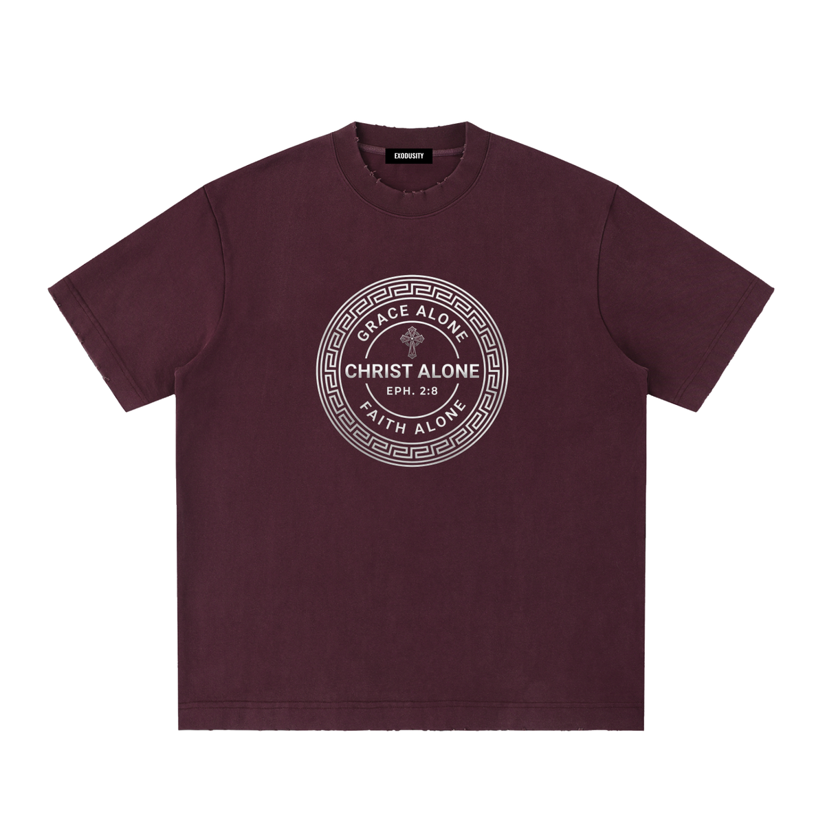Heavyweight Vintage Washed Frayed T-Shirt