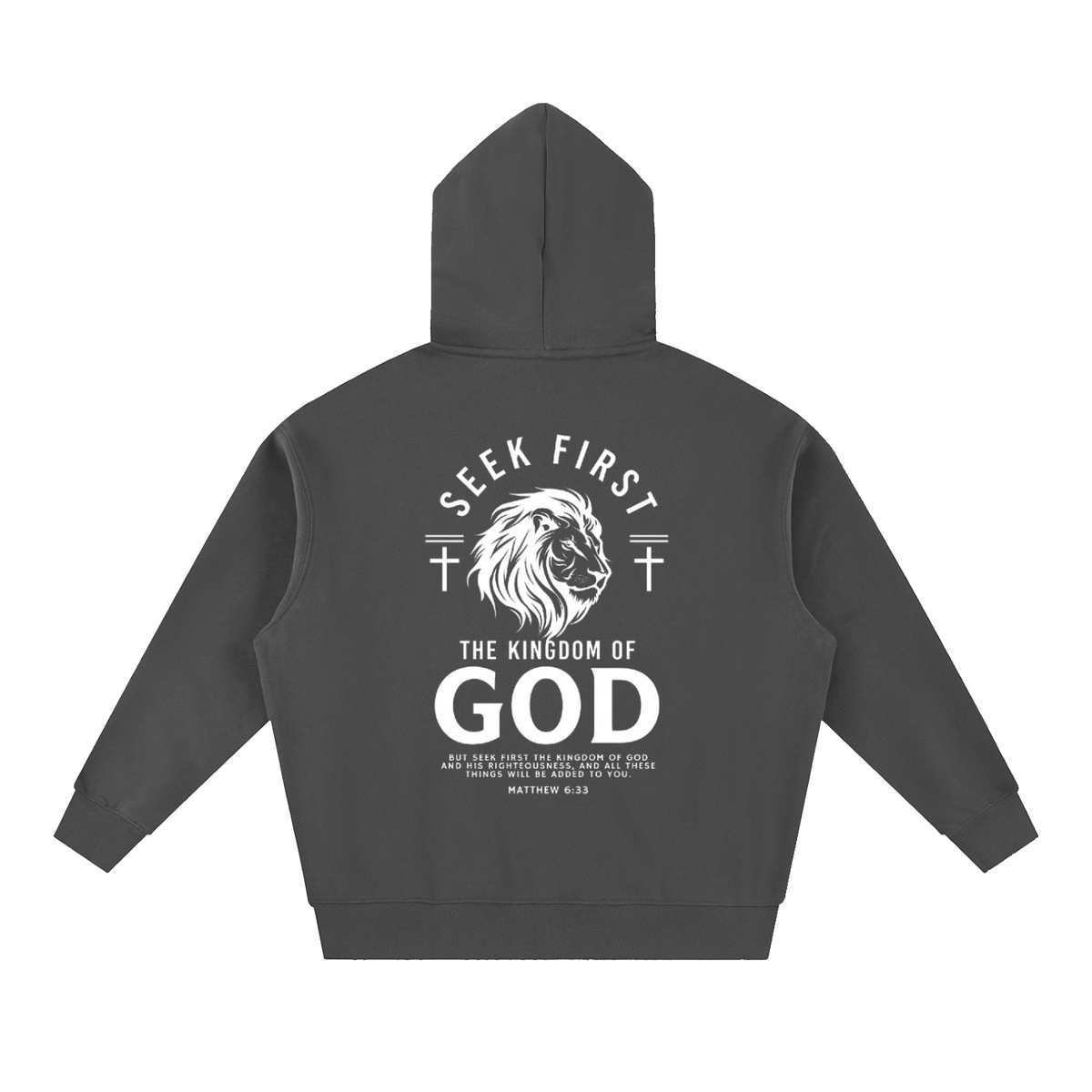 Essential Oversized Boxy Fit Fleece Hoodie