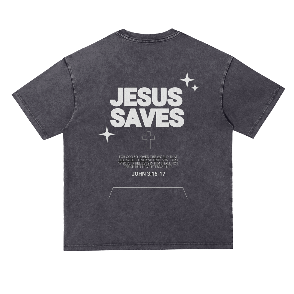 Snow Washed Heavyweight Oversize T-Shirt