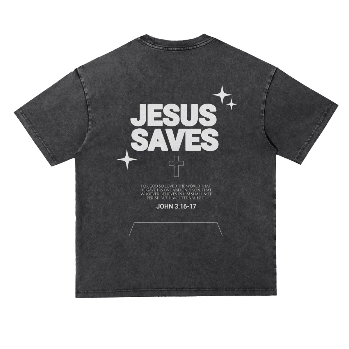 Snow Washed Heavyweight Oversize T-Shirt