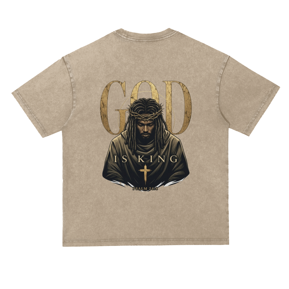 Snow Washed Heavyweight Oversize T-Shirt