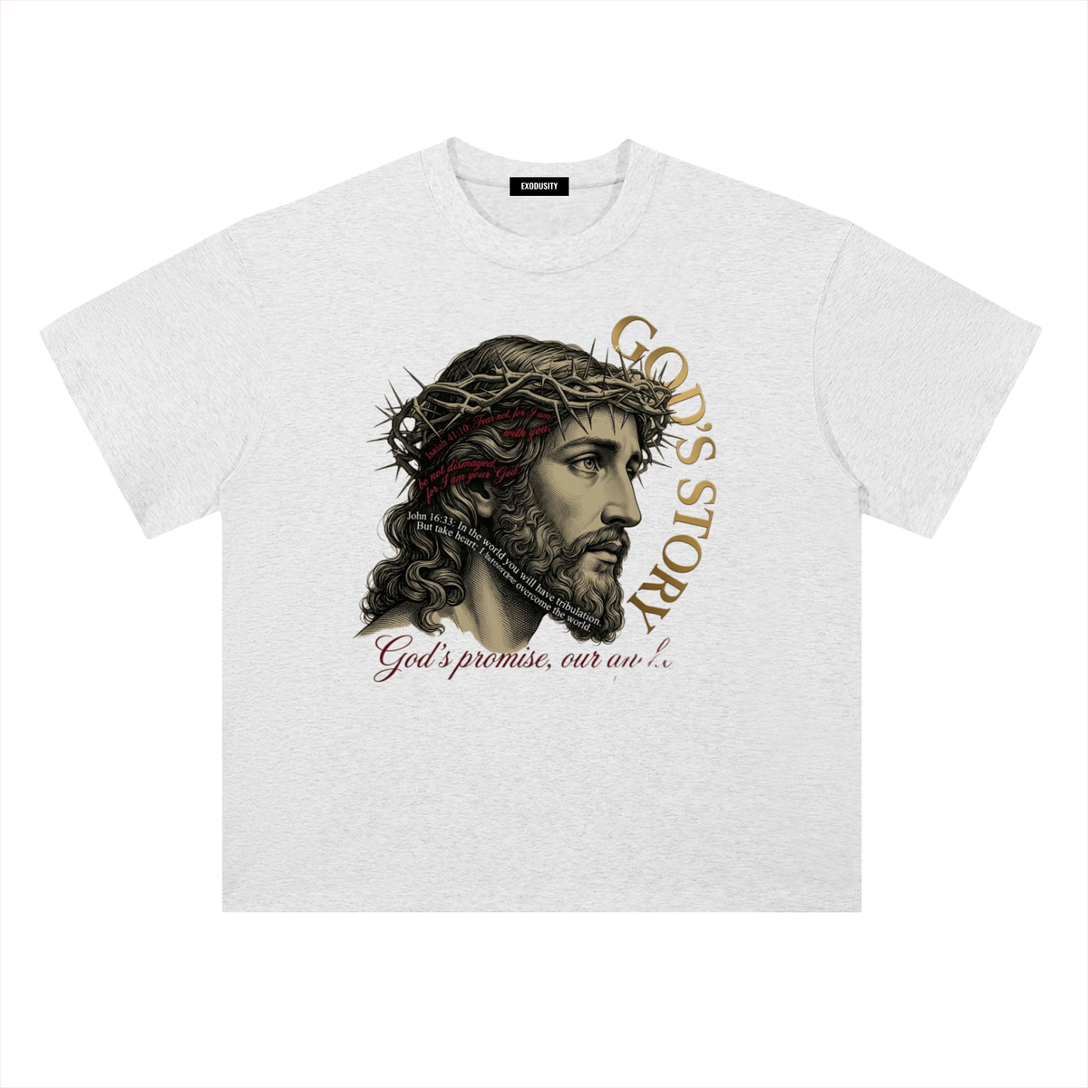 Heavyweight Drop Shoulder Cotton T-Shirt
