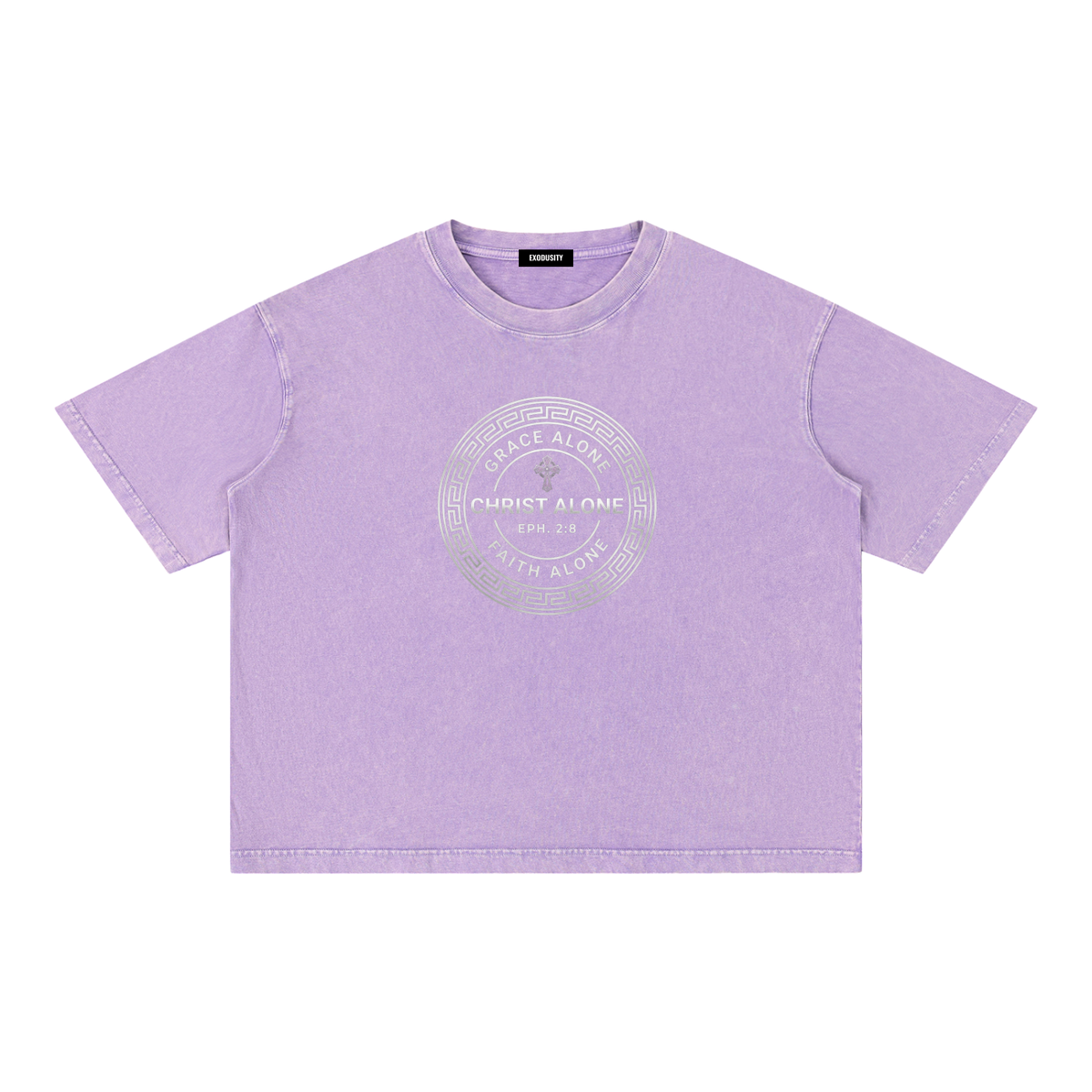 Mineral Wash Boxy Cotton T-Shirt