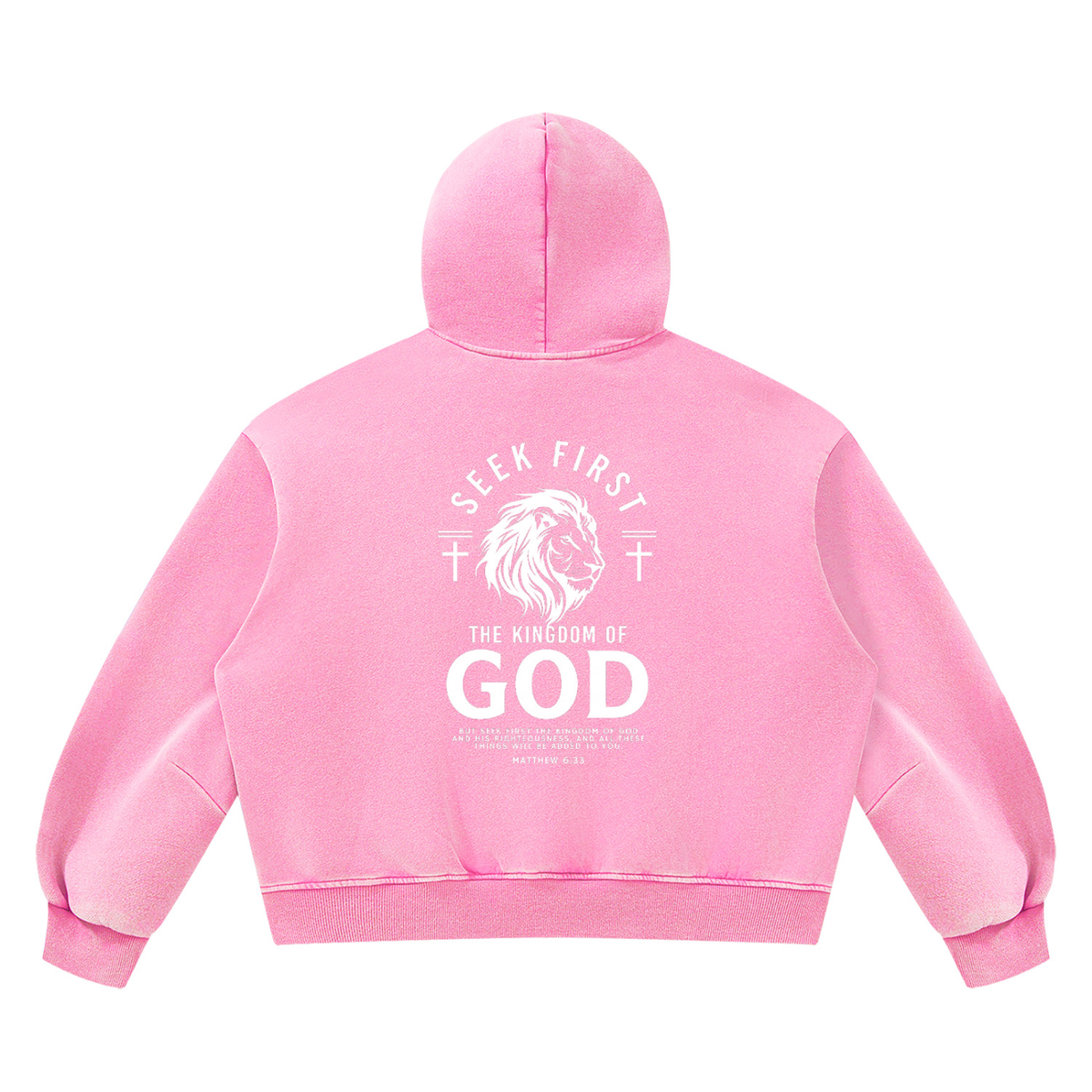Unisex Vintage Wash Boxy Fleece Hoodie