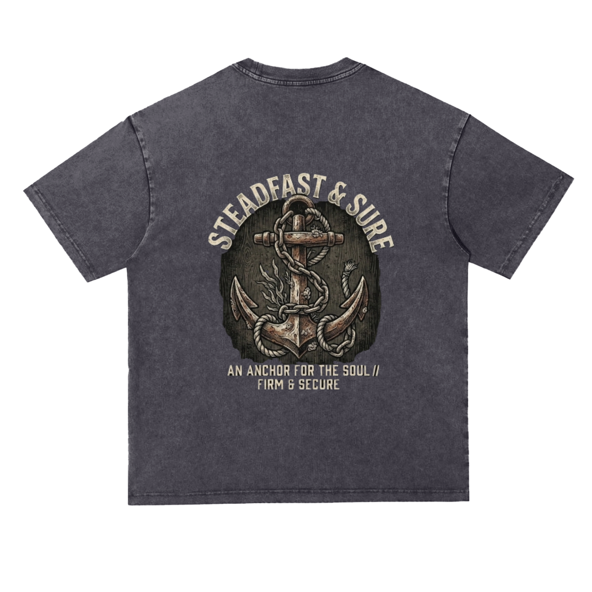 Snow Washed Heavyweight Oversize T-Shirt