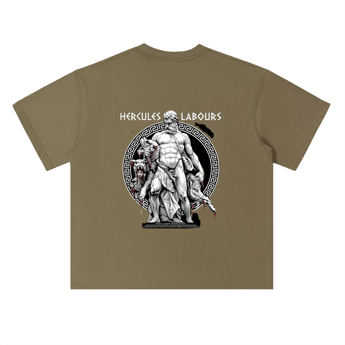 Heavyweight Drop Shoulder Cotton T-Shirt