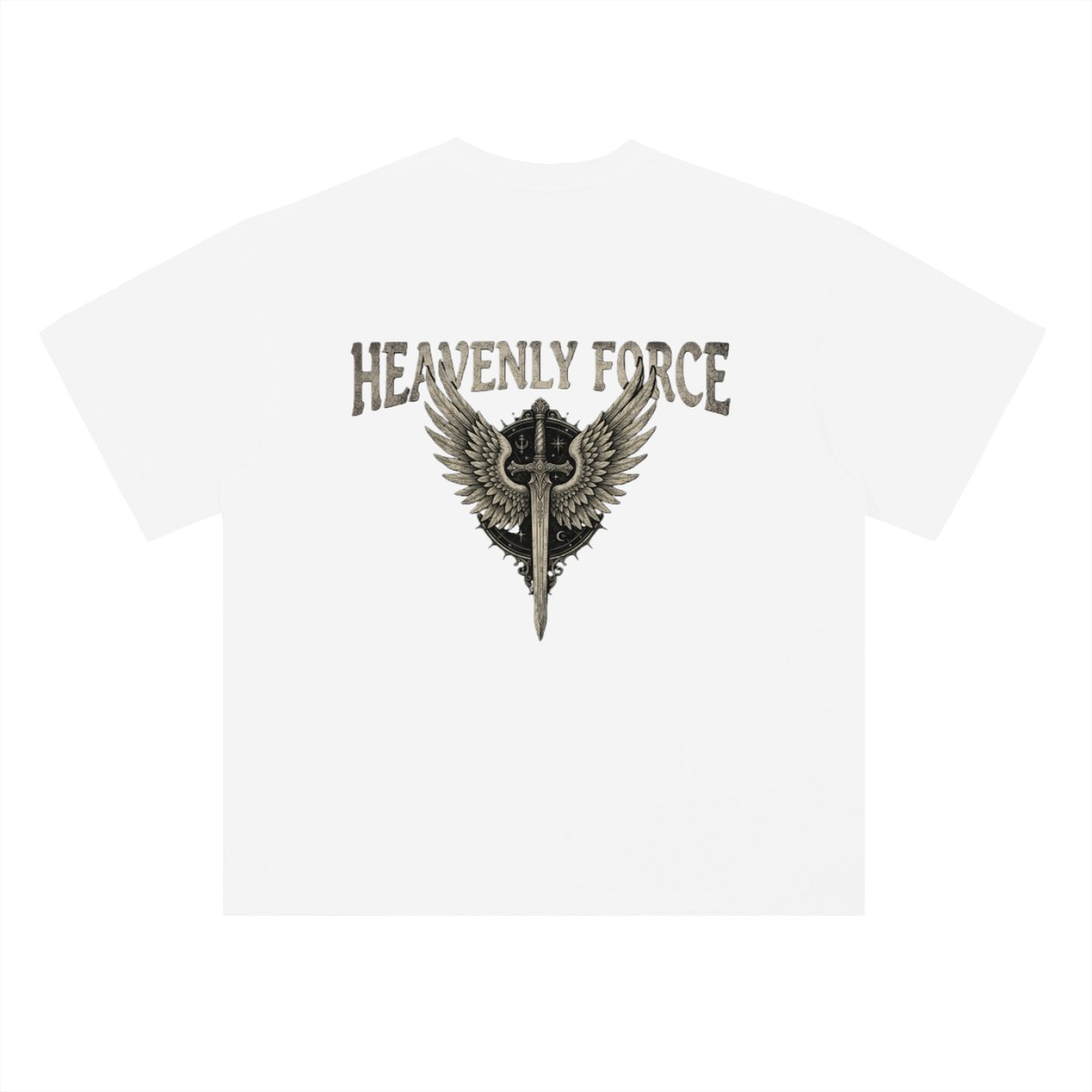 Heavyweight Drop Shoulder Cotton T-Shirt
