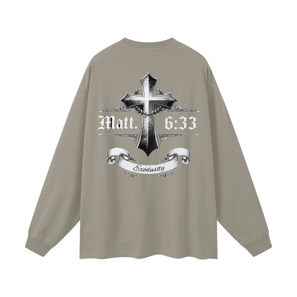 Oversized Unisex Long Sleeve T-Shirt