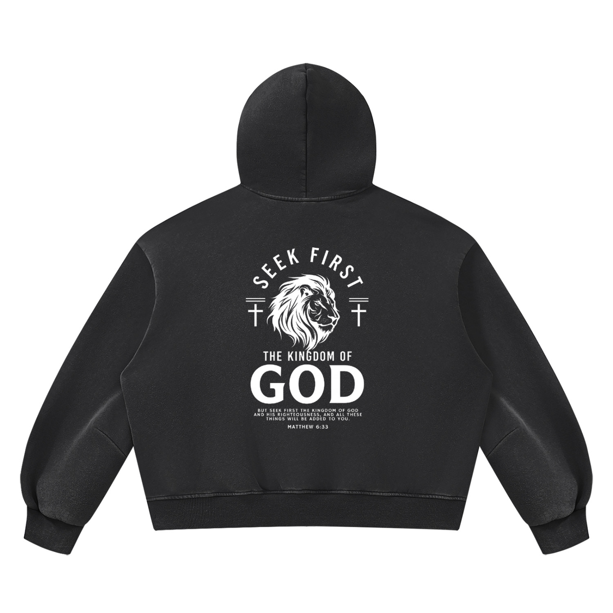 Unisex Vintage Wash Boxy Fleece Hoodie