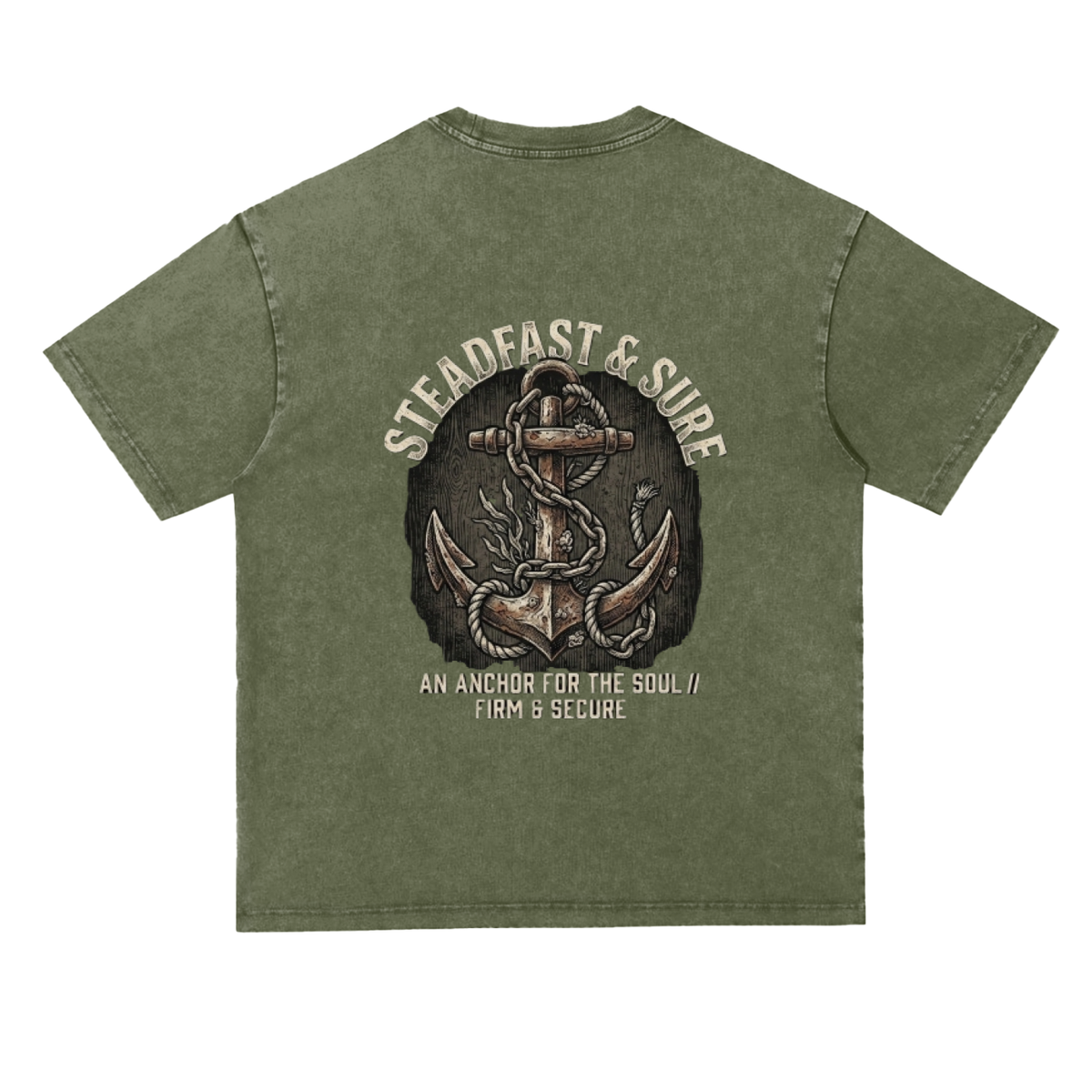 Snow Washed Heavyweight Oversize T-Shirt