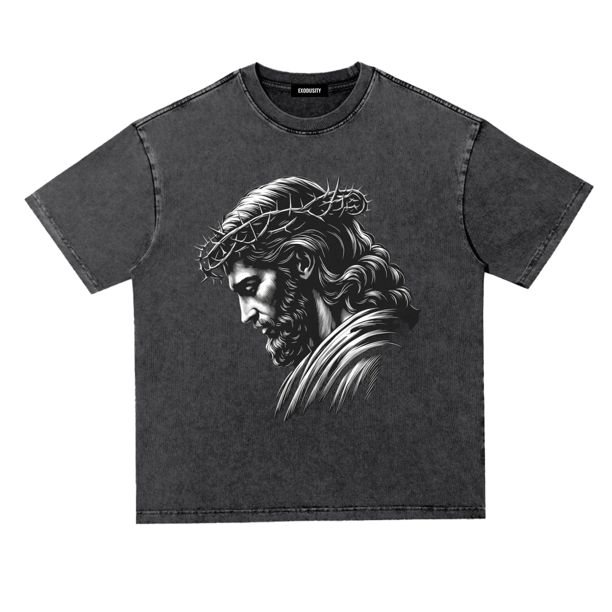 Snow Washed Heavyweight Oversize T-Shirt