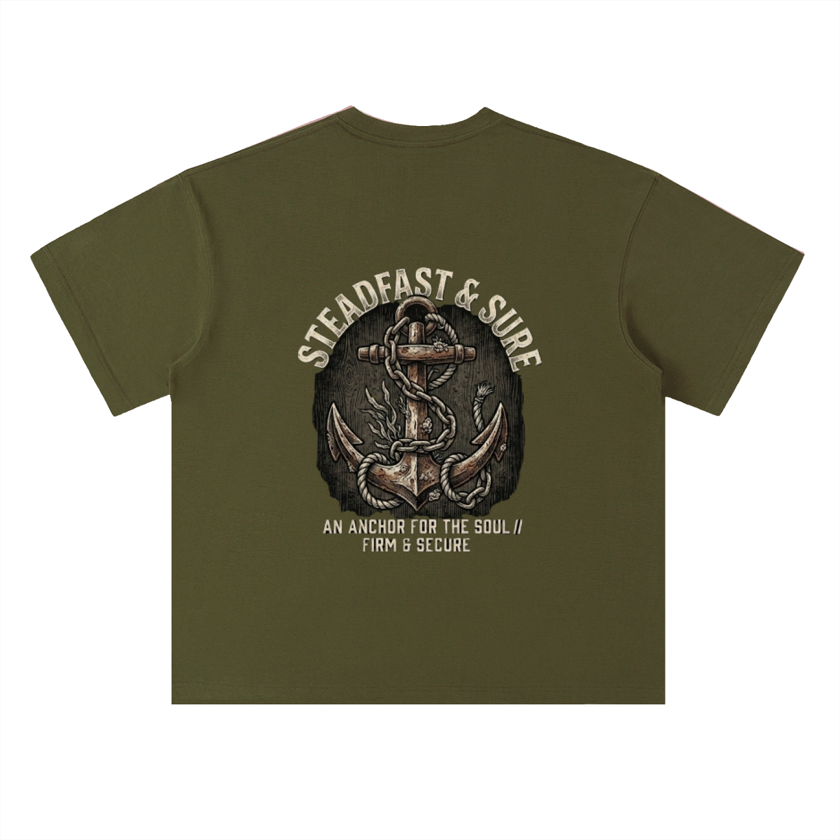 Heavyweight Drop Shoulder Cotton T-Shirt