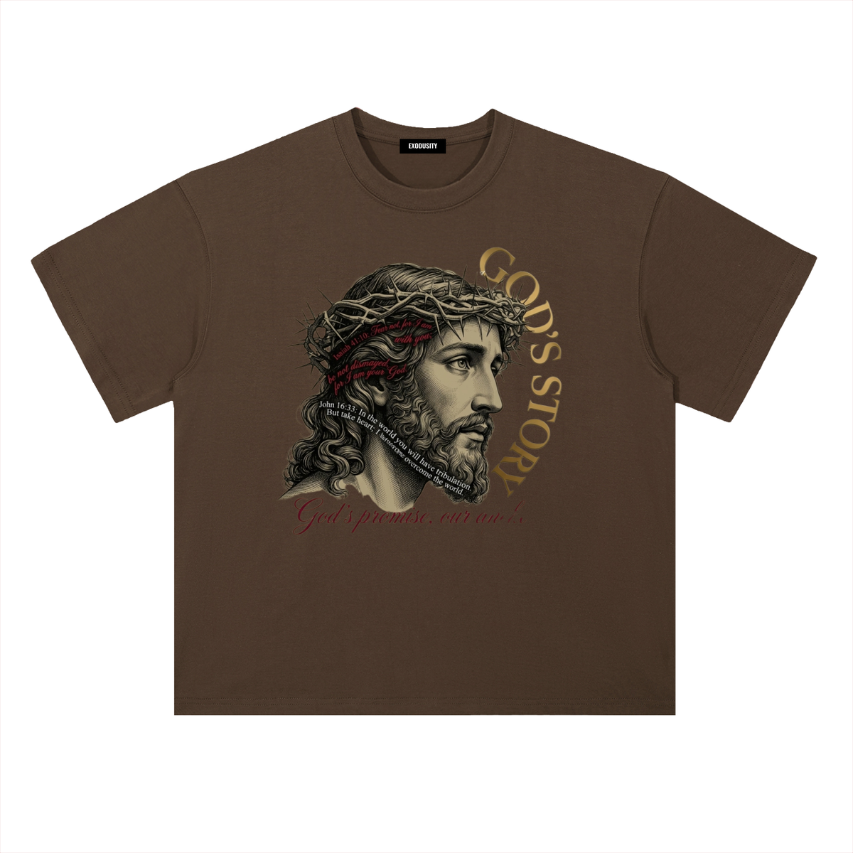 Heavyweight Drop Shoulder Cotton T-Shirt