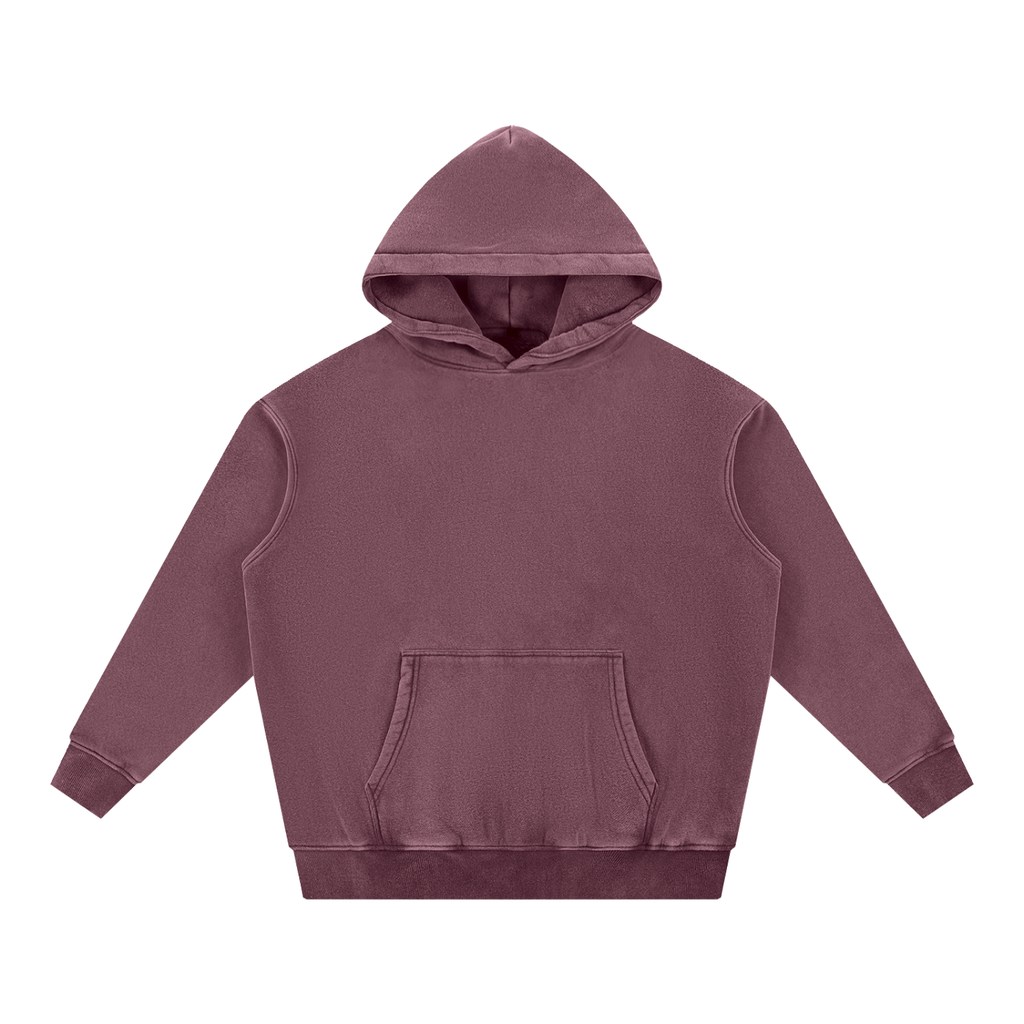 Snow Wash Fleece Oversize Hoodie