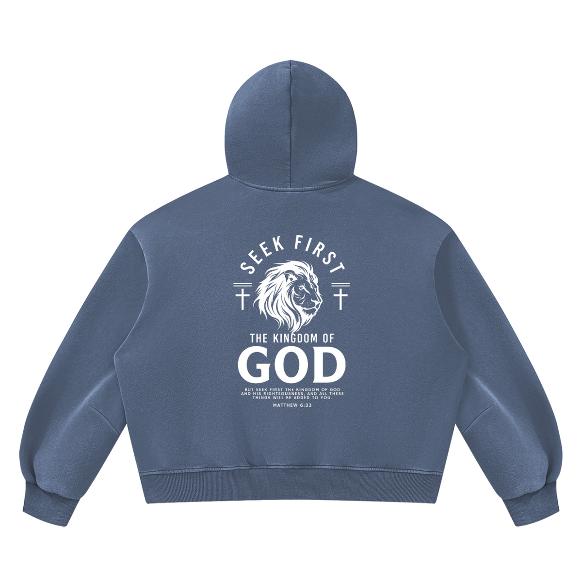 Unisex Vintage Wash Boxy Fleece Hoodie