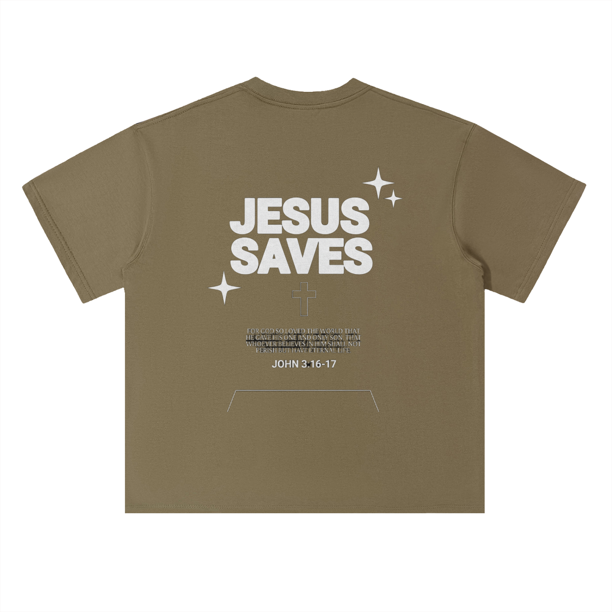 Heavyweight Drop Shoulder Cotton T-Shirt