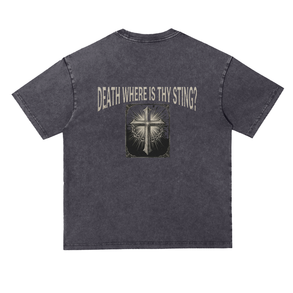 Snow Washed Heavyweight Oversize T-Shirt