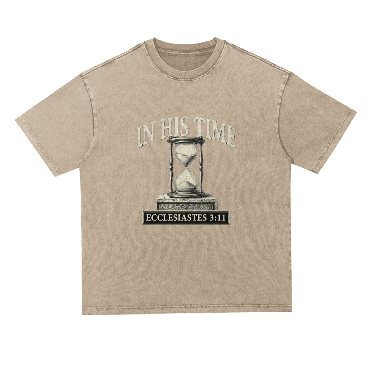 Snow Washed Heavyweight Oversize T-Shirt