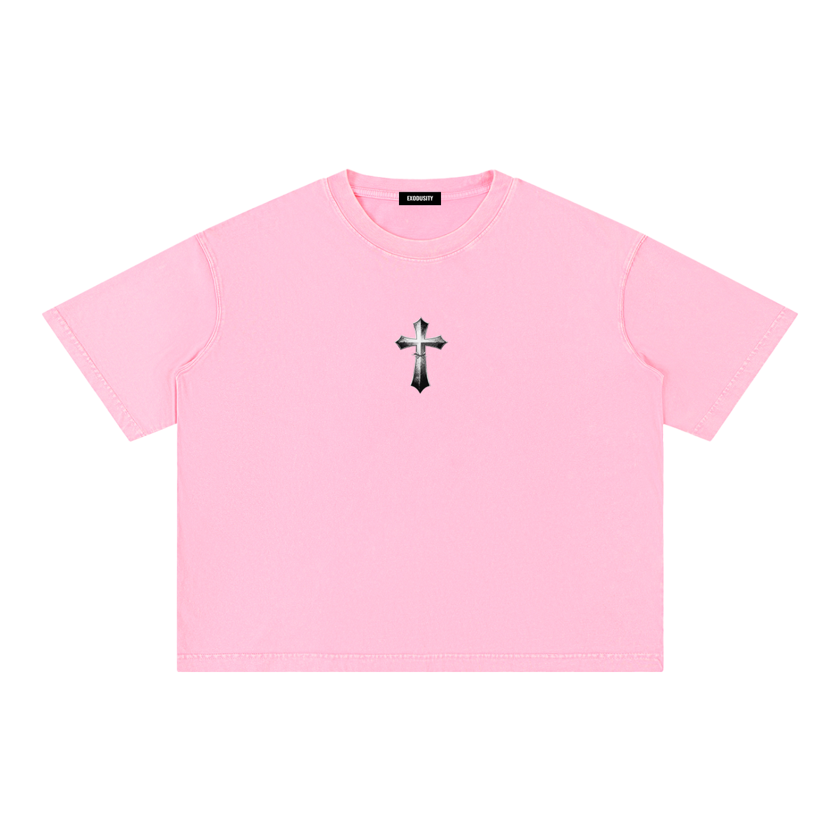 Mineral Wash Boxy Cotton T-Shirt