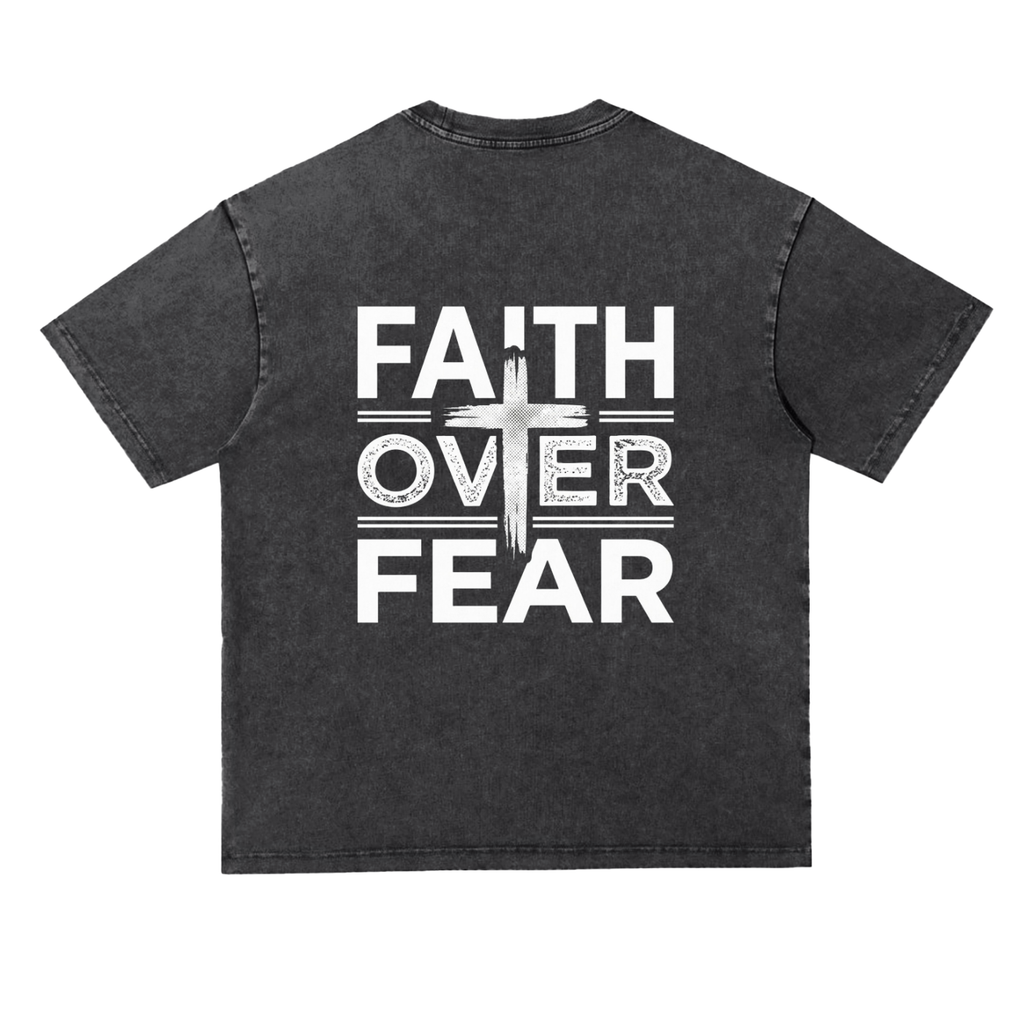 Snow Washed Heavyweight Oversize T-Shirt