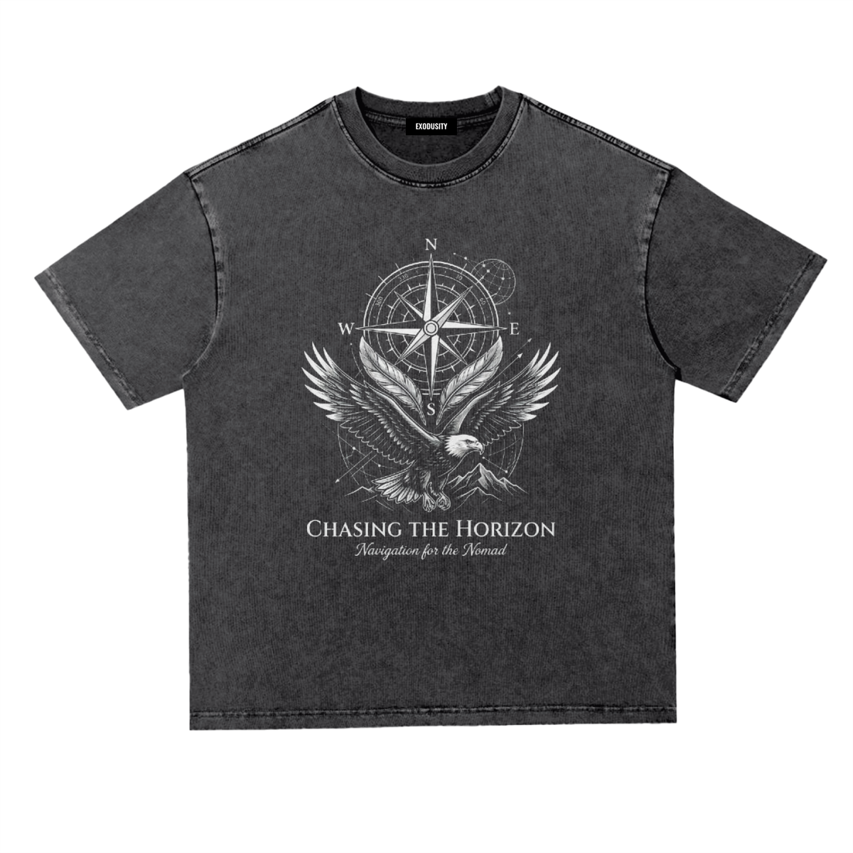 Snow Washed Heavyweight Oversize T-Shirt